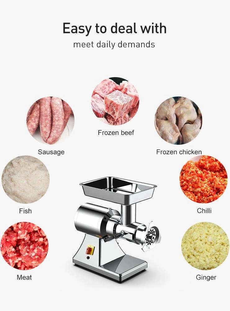 Meat Mincer Processing Machinery Electric Meat Grinder for Kitchen Food