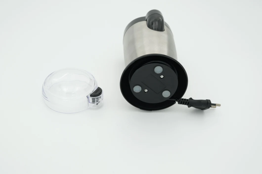 Electric Stainless Coffee and Nuts Grinder with SUS Blade and Transparent Lid