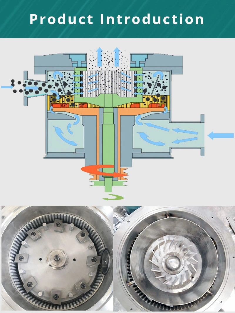 Pharmaceutical Cellulose Powder Fine Crushing Grinder Pulverizer Machine