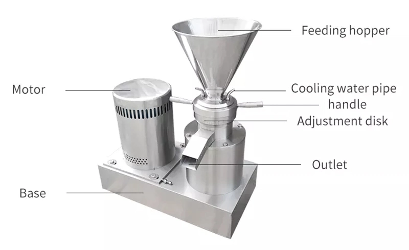 Small Home Restaurant Use Cashew Nuts Tahini Paste Grinder Peanut Butter Making Machine