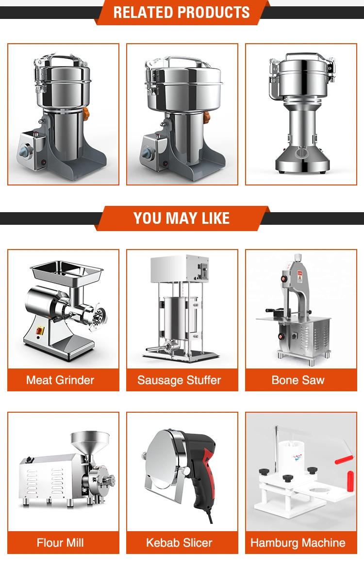 High Power Commercial Nut Grinder Machine/Electric Flour Mill Machinery