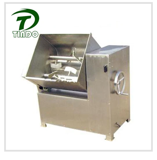 Électrique 1200L Vide En Acier Inoxydable Saucisse Mince Paddle Type Mix Machine Mélangeur De Viande